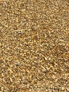 Clay granular gravel for driveways and access roads