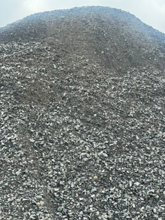 Limestone road base for roads and driveways
